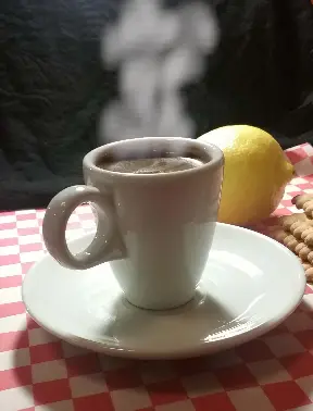 steaming hot chocolate